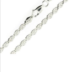 Sterling Silver Rope Chain